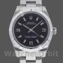 Replica Rolex Oyster Perpetual 31 mm Donna-177210-Dal quadrante nero-Batone rosa nero