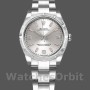 Replica Rolex Oyster Perpetual 31 mm Donna-177210-Calrante argento-Indici rosa Argento