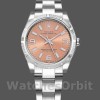 Replica Rolex Oyster Perpetual 31 mm Donna-177210-Acciaio inossidabile-Comparto rosa Rosa