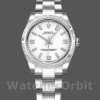 Replica Rolex Oyster Perpetual 31 mm Donna-177210-Acciaio inossidabile-Dal quadrante bianco Bianco
