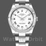 Replica Rolex Oyster Perpetual Date 36mm Unisex-115210-Comparatore bianco con numeri romani Bianco