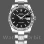Replica Rolex Oyster Perpetual Unisex 34mm Unisex-115234-Comparto nero Nero