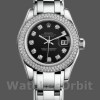 Replica Rolex Pearlmaster 29mm Donna-80339-Lussuosa lunetta con diamanti