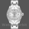 Replica Rolex Pearlmaster 29mm Donna-80319-Argento Quadrante di Diamanti Lusso