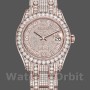 Replica Rolex Pearlmaster 39 mm Uomo-86405RBR-Dal quadrante in oro rosa con diamanti Lusso