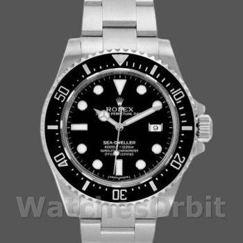 Replica Rolex Sea-Dweller 40 mm Uomo-116600 0001-Comparto nero Nero