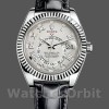 Replica Rolex Sky-Dweller 42 mm Uomo-326139-Comparatore romano avorio-Cinturino in pelle Avorio<br />