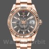 Replica Rolex Sky-Dweller 42 mm Uomo-326935-Oro scuro-Dal rodio scuro Quadrante rodio scuro <br />