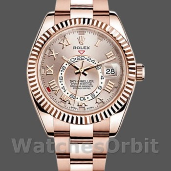 Replica Rolex Sky-Dweller 42 mm Uomo-326935-Sundust-Comparatore numerico romano Sundust<br />
