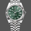 Replica Rolex Oyster Perpetual donna 31-277200 0007, quadrante blu turchese, quadrante blu donna