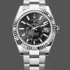 Replica Rolex Sky Dweller 42mm Bianco Rolesor Quadrante Nero Uomo M336934 0007 Quadrante Nero Uomo