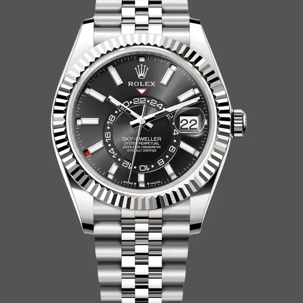 Replica Rolex Sky-Dweller-m336934 0008, 42 mm, Automatico, Jubilee, Quadrante nero, Uomo