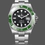 Replica Rolex Submariner 41 mm Uomo-126610LV-Ghiera verde-Comparatore nero Nero
