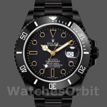 Replica Rolex Submariner 40 mm Uomo-116610-Calrante nero-Acciaio inossidabile nero