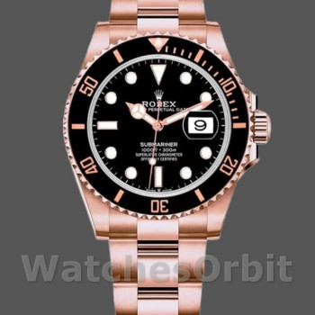 Replica Rolex Submariner-126605 da uomo, 41 mm, automatico, quadrante nero, nero da uomo