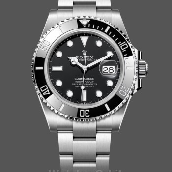 Replica Rolex Submariner 41 mm Uomo-126610LN 0001-Acciaio inossidabile-Comparto nero Nero