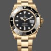 Replica Rolex Submariner 41 mm Uomo-126618LN-Oro giallo-Comparatore nero Nero