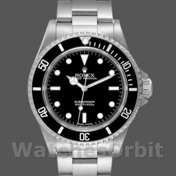 Replica Rolex Submariner 40 mm Uomo-14060-Cassa in acciaio inossidabile-Calendario nero Nero