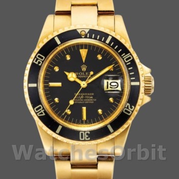 Replica Rolex Submariner 40mm Uomo-1680/8-Calrante nero-Oro giallo Nero