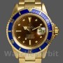 Replica Rolex Submariner 40 mm Uomo-1680/8-Calendario tropicale-Oro giallo Tropicale<br />