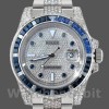 Replica Rolex Submariner Date 40mm Uomo-116610LN-Acciaio inossidabile-Ghiera con diamanti pavé di diamanti