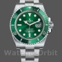 Replica Rolex Submariner Date 40mm Uomo-116610LV-Acciaio inossidabile-Oyster-Giallo verde Quadrante verde