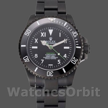 Replica Rolex Submariner 41 mm Uomo-PR16233BBL-Calrante nero-Automatico Nero