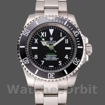 Replica Rolex Submariner 41mm Uomo-PR16233NBB-Comparatore Nero Nero