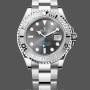 Replica Rolex Yacht-Master 126622-40mm, lunetta in platino, quadrante grigio rodio scuro, Uomo Grigio rodio
