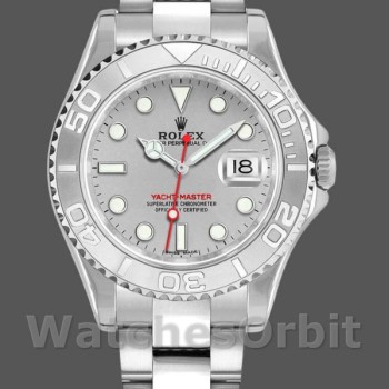 Replica Rolex Yacht-Master-16622 da uomo, 40 mm, quadrante argento, Argento da uomo