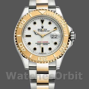 Replica Rolex Yacht-Master 40mm Uomo-16623-Giraffa d'oro Bianco