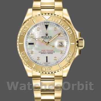 Replica Rolex Yacht-Master 35 mm Unisex-168628-MOP Quadrante MOP