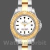 Replica Rolex Yacht-Master 29mm Donna-169623-Acciaio e Oro Giallo-Comparatore Bianco Donna