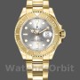 Replica Rolex Yacht-Master 29mm Donna-169628-Oro giallo-Giallo Quadrante Grigio Donna