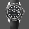 Replica Rolex Yacht-Master 42 mm Uomo-226659-oro bianco-quadrante nero Nero