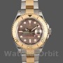Replica Rolex Yacht-Master 40mm Uomo-16623-Acciaio e oro giallo-Comparto nero MOP Nero
