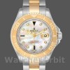Replica Rolex Yacht-Master 40 mm Uomo-16623-Acciaio e oro giallo-MOP Quadrante bianco MOP