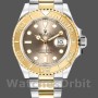 Replica Rolex Yacht-Master 40mm Uomo-16623-Acciaio e oro giallo-Rodio Quadrante Grigio Uomo<br />