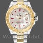 Replica Rolex Yacht-Master 40mm Uomo-16623-Acciaio e oro giallo-Comparto bianco MOP MOP