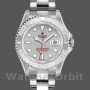 Replica Rolex Yachtmaster 35 mm Unisex-168622-Platino-Acciaio inossidabile-Comparto argento Argento