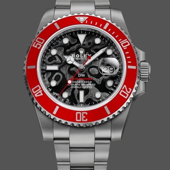Replica Rolex Submariner DIW Edizione Arancione Persimmon Uomo 116610LN Lunetta in ceramica rossa Nero